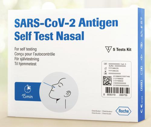 SARS-CoV-2 Antigen Self Test Nasal Kotitesti, 5 kpl